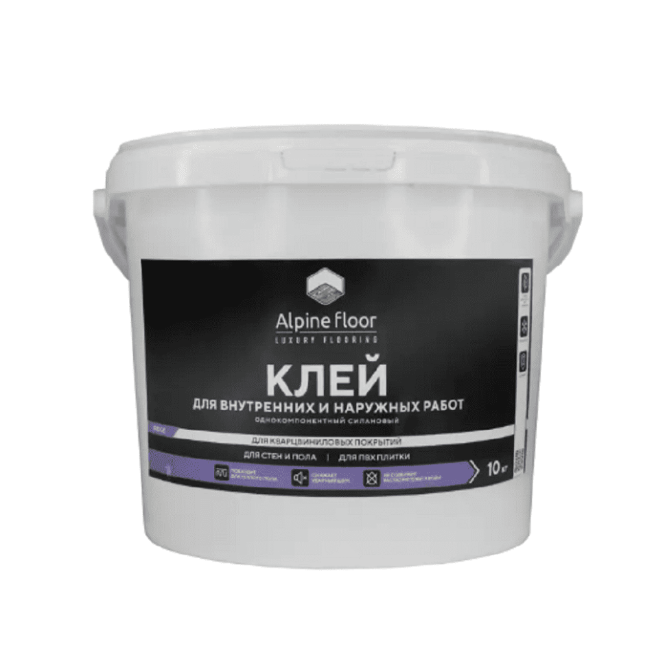 Однокомпонентный силановый клей Alpine Floor (10 кг) фото 1 &mdash; ПетроПол