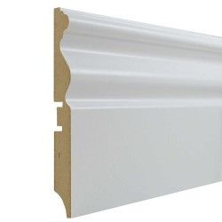 Плинтус Белый Smartprofile Paint (110 х 16) 110G &mdash; ПетроПол