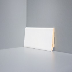 Плинтус Deartio МДФ U 101-60 (60х16х2050) Белый &mdash; ПетроПол