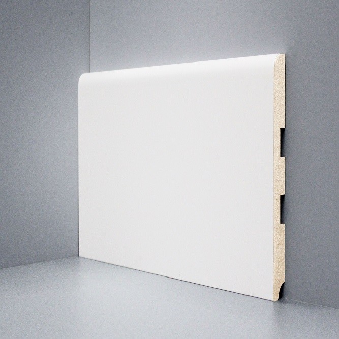 Плинтус Deartio МДФ U 102-150 (150х16х2050) Белый фото 1 &mdash; ПетроПол