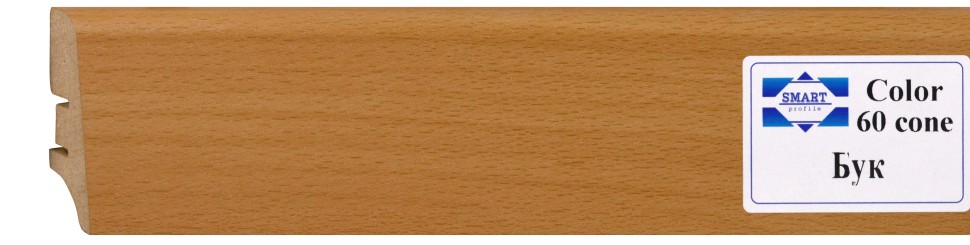 Плинтус МДФ Smartprofile Color Бук фото 1 &mdash; ПетроПол