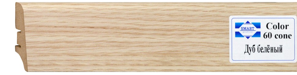 Плинтус МДФ Smartprofile Color Дуб Белёный фото 1 &mdash; ПетроПол
