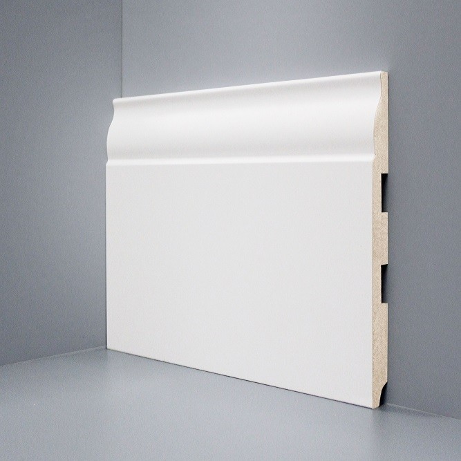 Плинтус Deartio МДФ U 103-150 (150х16х2050) Белый фото 1 &mdash; ПетроПол