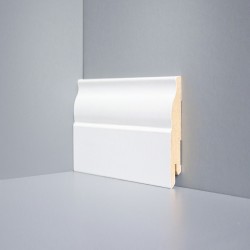 Плинтус Deartio МДФ U 103-80 (80х16х2050) Белый &mdash; ПетроПол