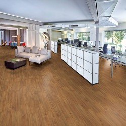 Плитка ПВХ Egger Design Орех Коричневый ED4032 &mdash; ПетроПол