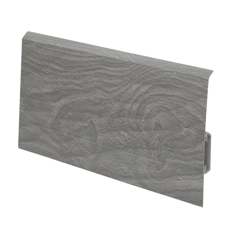 Плинтус пластиковый NG80 Шато Серый фото 1 &mdash; ПетроПол