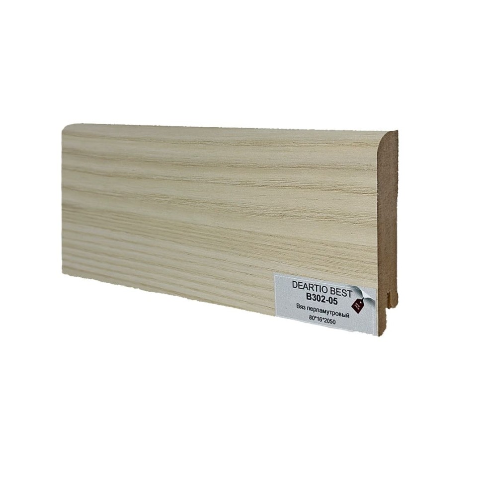 Плинтус Deartio МДФ  B302-05 Вяз перламутровый фото 1 &mdash; ПетроПол