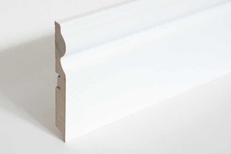 Плинтус МДФ Белый Smartprofile 116х16 фото 1 &mdash; ПетроПол