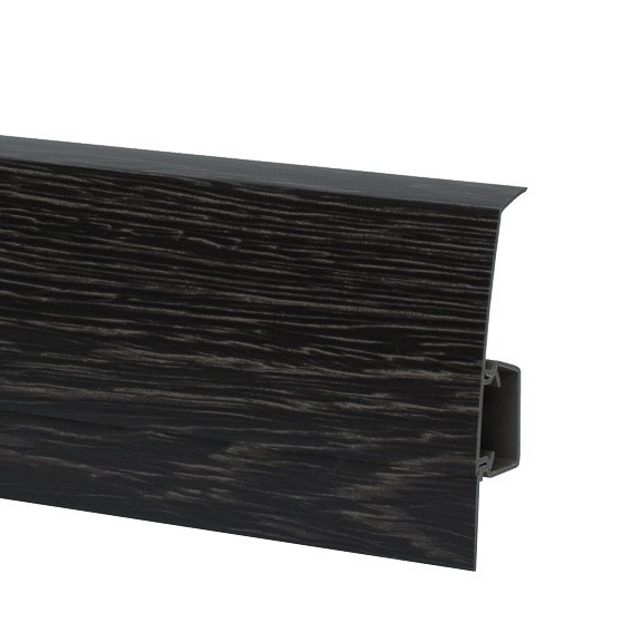 Плинтус пластиковый NG80 Дуб Паленый фото 1 &mdash; ПетроПол