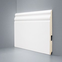 Плинтус Deartio МДФ U 105-150 (150х16х2050) Белый &mdash; ПетроПол
