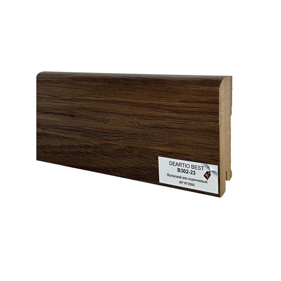 Плинтус Deartio МДФ B302-23 Волжский вяз коричневый фото 1 &mdash; ПетроПол