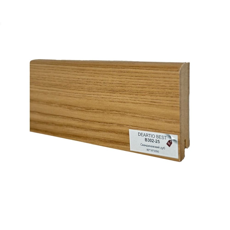 Плинтус Deartio МДФ B302-25 Скандинавский дуб фото 1 &mdash; ПетроПол