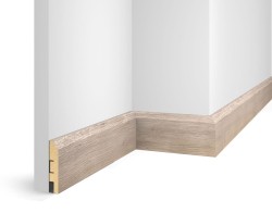 Плинтус МДФ Cosca Decor WP07 Дуб Антик белый &mdash; ПетроПол