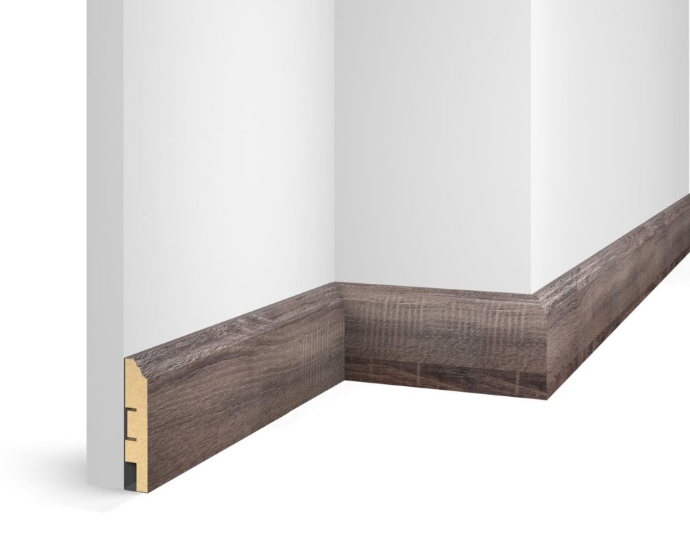 Плинтус МДФ Cosca Decor WP07 Дуб Девон фото 1 &mdash; ПетроПол