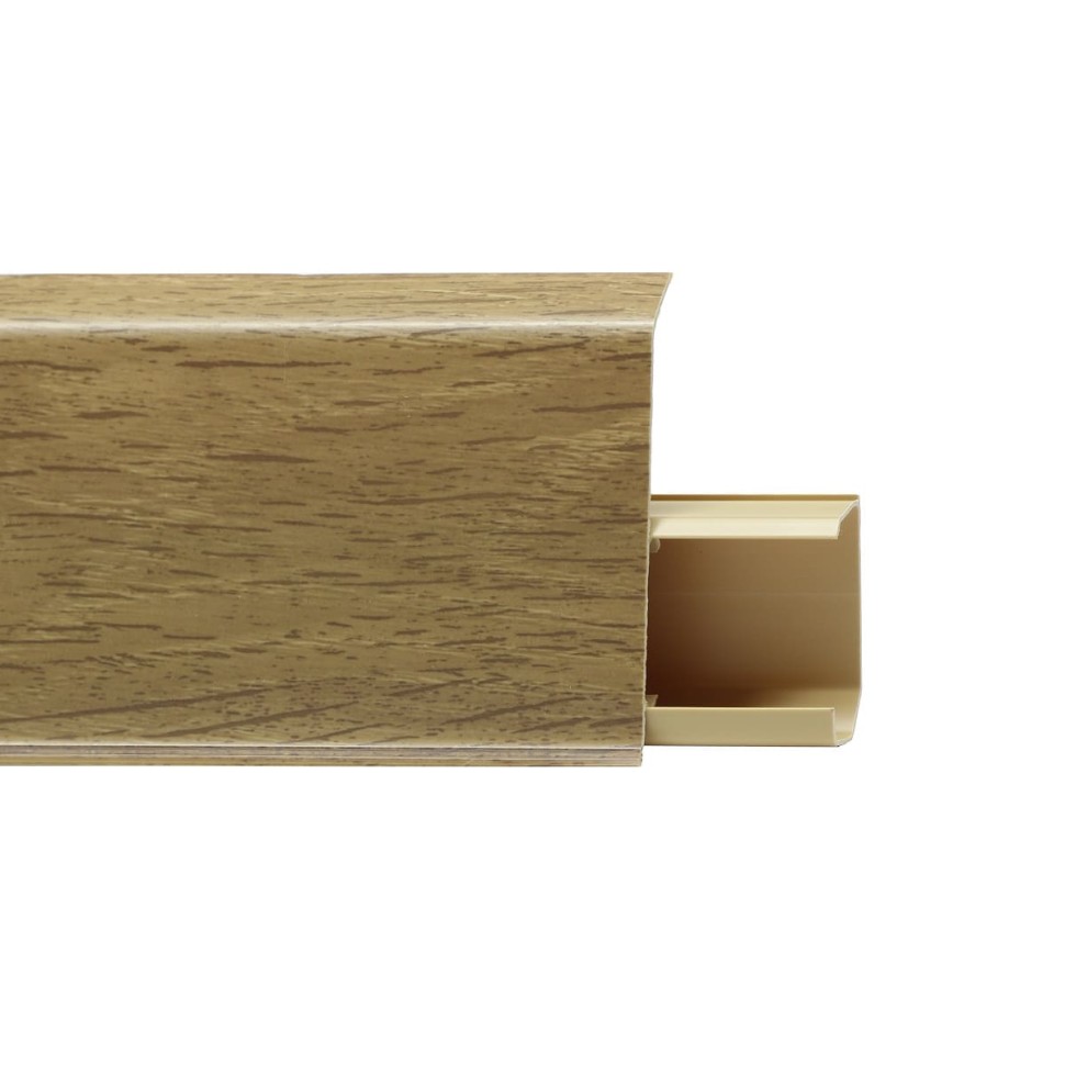 Плинтус ПВХ пластиковый 725 Дуб Натур фото 1 &mdash; ПетроПол