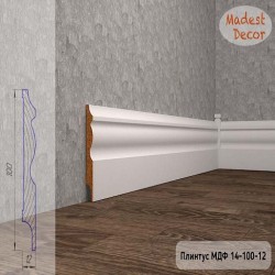 Плинтус МДФ 14-100-12 &mdash; ПетроПол