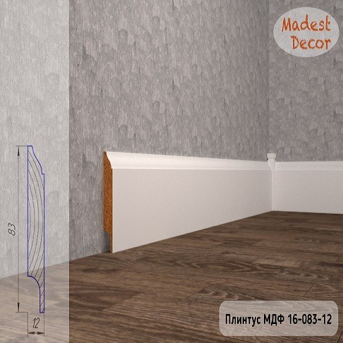 Плинтус МДФ 16-083-12 фото 1 &mdash; ПетроПол