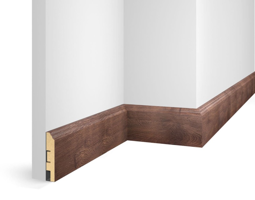 Плинтус МДФ Cosca Decor WP07 Дуб Лава фото 1 &mdash; ПетроПол