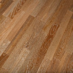 Паркетная доска Baum Дуб Копченый белый 3х-полосный &mdash; ПетроПол