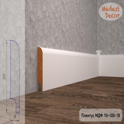 Плинтус МДФ 10-100-18 &mdash; ПетроПол