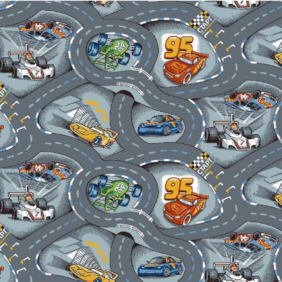 Ковролин Нева Тафт Принт Гонки 90;13 (4м) фото 1 &mdash; ПетроПол