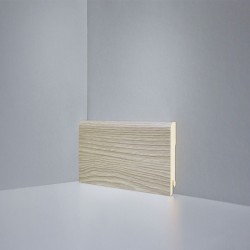 Плинтус Deartio МДФ Дуб Монте-Карло белый (80х16х2050) B202-02 &mdash; ПетроПол