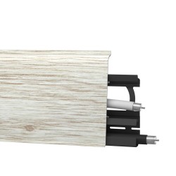 Плинтус Arbiton Indo 135 Дуб Платиновый &mdash; ПетроПол