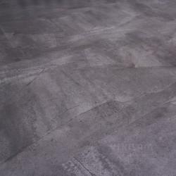 Плитка ПВХ Vinilam Ceramo Glue 61602 Серый Бетон &mdash; ПетроПол