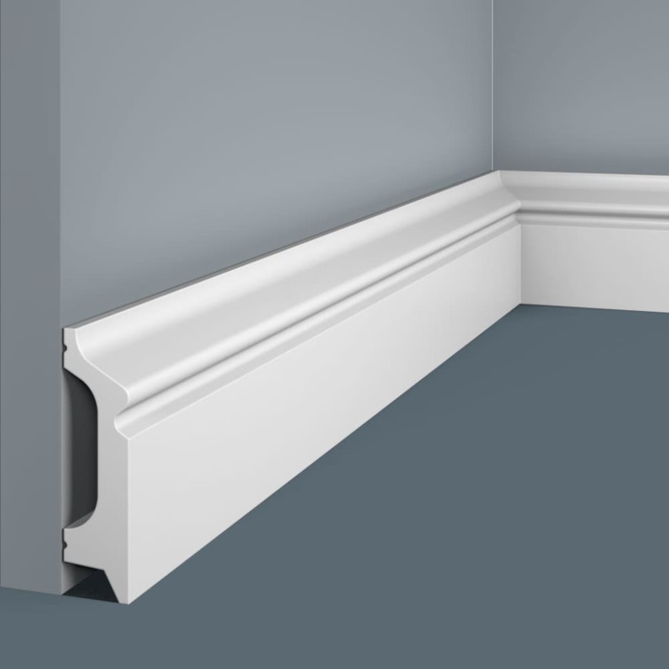 Плинтус Cosca PX001 Экополимер фото 1 &mdash; ПетроПол