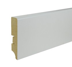 Плинтус Белый Smartprofile Paint (80 х 16) 80А &mdash; ПетроПол