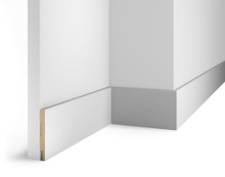 Плинтус МДФ Cosca AP73-95 под покраску, белый &mdash; ПетроПол