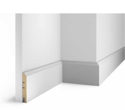 Плинтус МДФ Cosca AP77-100 под покраску, белый &mdash; ПетроПол